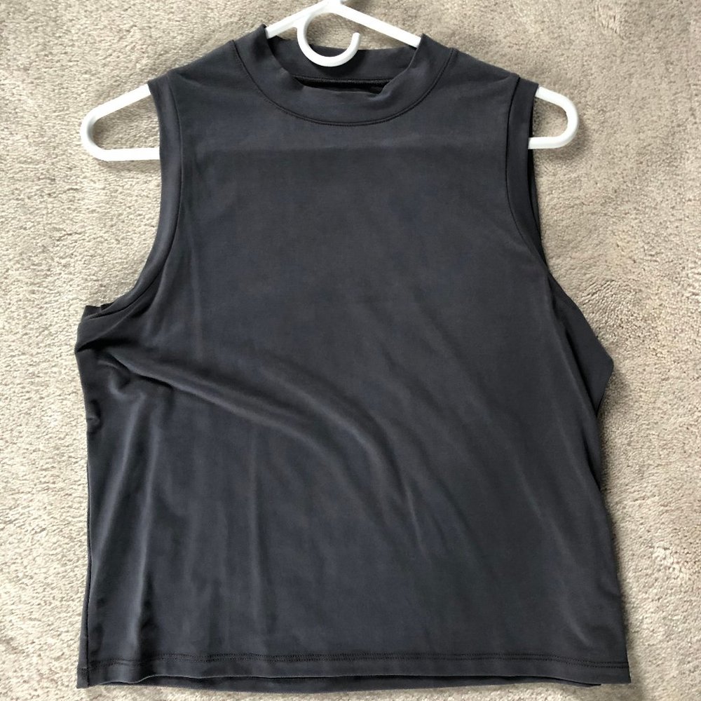 Madewell Mock Neck Tank Top - Sandwashed